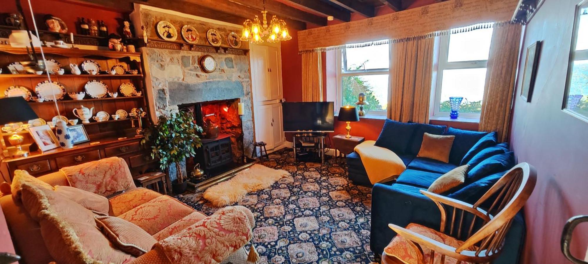 Fantastic Sea Views At Century'S Old Alma'S Cottage - Sleeps Up To 8 Guests Penmaen-mawr Eksteriør billede